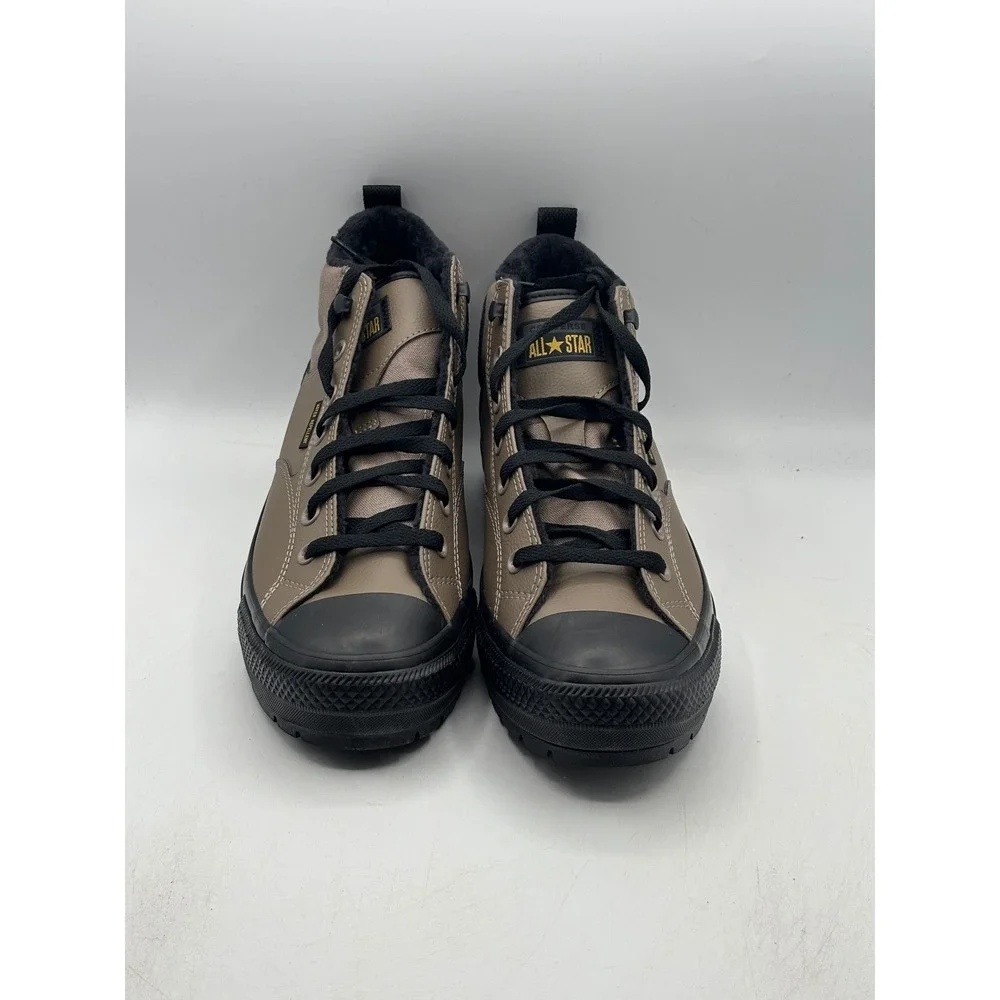 Converse CTAS Malden Street Boot Shoes Mens Size 11.5 Taupe Black A14619C